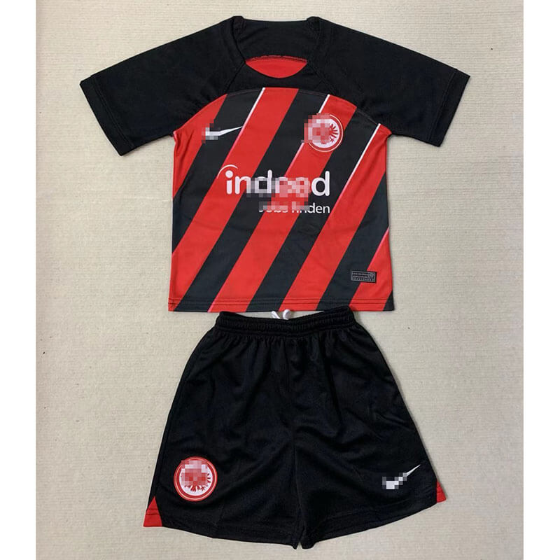 Camiseta Eintracht Fráncfort 2023/2024 Home Niño Kit